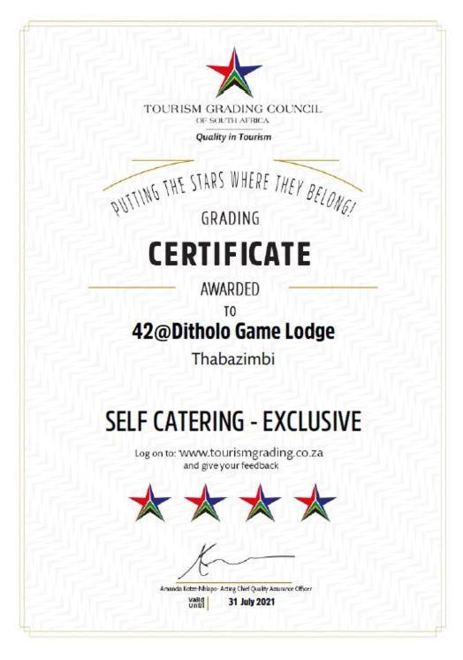 42@ Ditholo Game Lodge Thabazimbi Ngoại thất bức ảnh